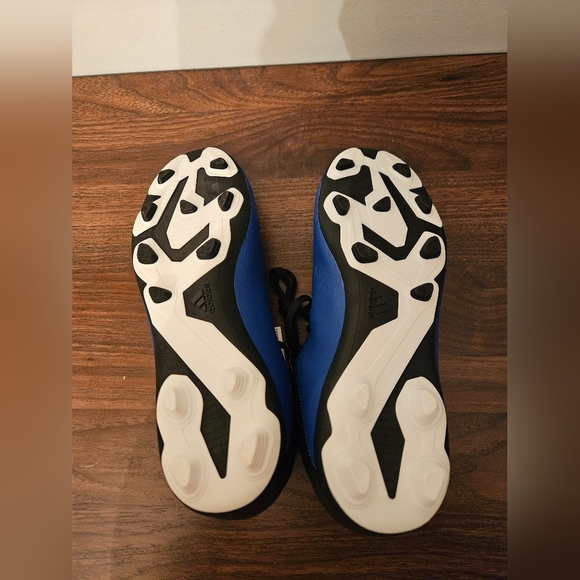 Adidas Big Kid Size 5.5  X 19.4 FXG Soccer Cleats Blue/White EF1615 NWB - Picture 9 of 11